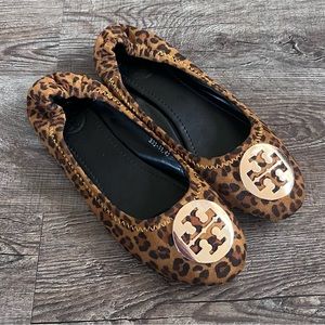 Tory Burch Leopard Print Flats
